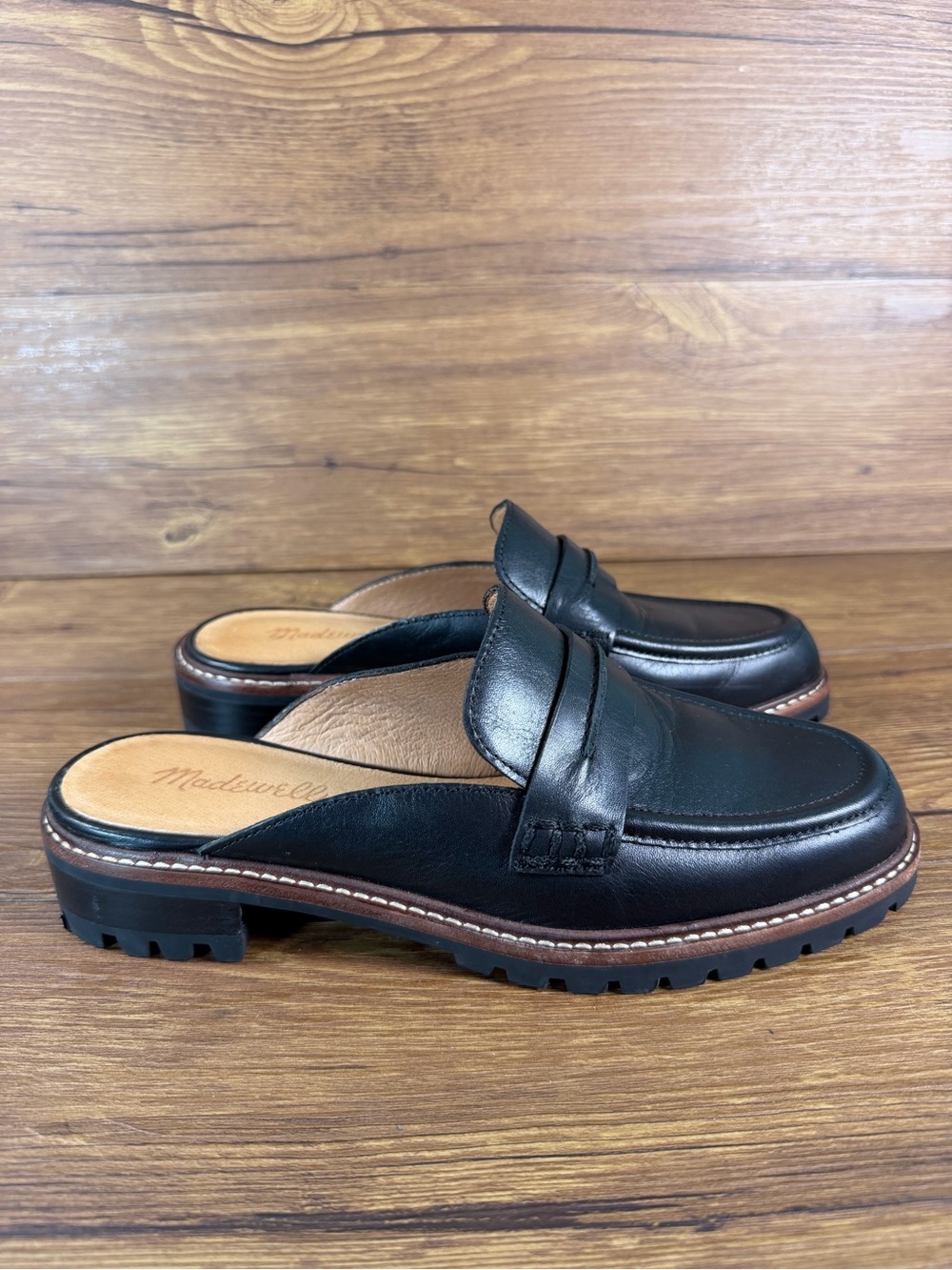 Madewell The Corinne Lugsole Loafer Mule Clogs Women’s Size 6.5
